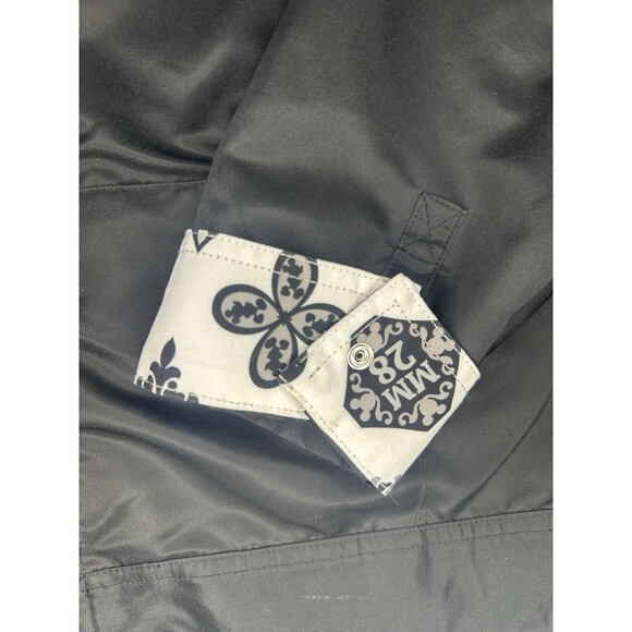 Disney Parks Disneyland Resort Jacket Large Black Zip Hoodie Mickey Lining - Picture 2 of 9